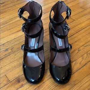 Black Patent Leather Women's Shoes